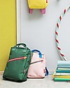 Engel Large Retro-Style Backpack, Zipper Green 26 x 11 x 35 cm - Eco-Friendly! Backpack