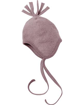 Engel Natur Baby Beanie - Rosa Melange - 100% Virgin Wool - GOTS and IVN BEST Certified Winter Hats
