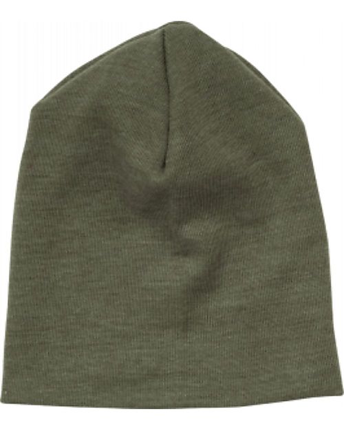 Engel Natur Baby Cap - Olive - Virgin Wool and Silk - GOTS Certified Winter Hats