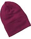 Engel Natur Baby Cap - Purple Orchid - Virgin Wool and Silk - GOTS Certified Winter Hats