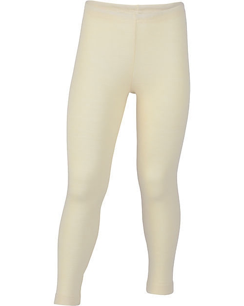 Engel Natur Child Leggings - Ecru - Virgin Wool and Silk - GOTS Certified Leggings