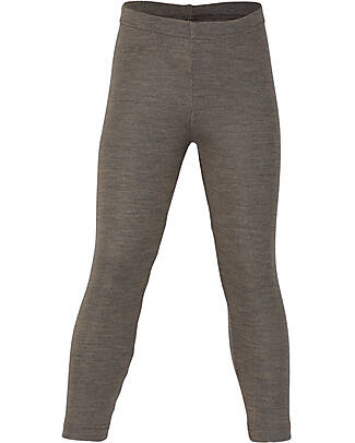 Engel Natur Child Leggings - Walnut - Virgin Wool and Silk - GOTS Certified Leggings