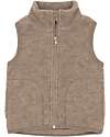 Engel Natur Children's Vest - Walnut Mélange - IVN BEST Certified Jackets