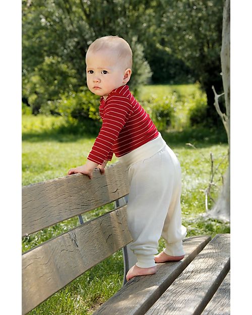Engel Natur Newborn Pants - Natur - Virgin Wool and Silk - GOTS Certified Trousers