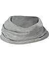Engel Natur Round Scarf - Light Grey Melange - Virgin Wool and Silk - GOTS Certified Scarves