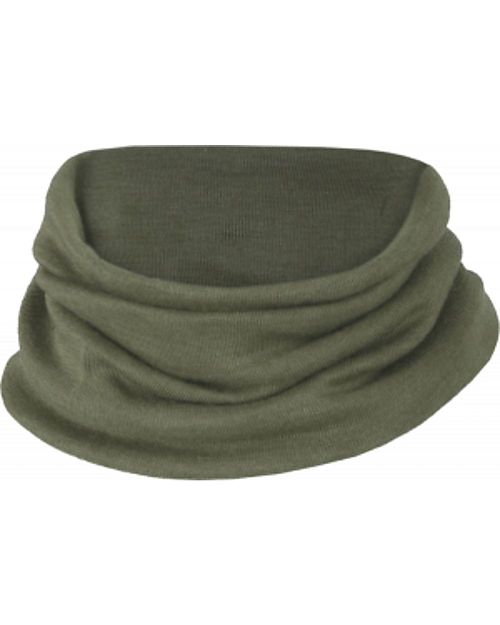 Engel Natur Round Scarf - Olive - Virgin Wool and Silk - GOTS Certified Scarves