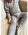 Engel Natur Sleepsuit - Grey - Wool and Silk - GOTS certified Babygrows