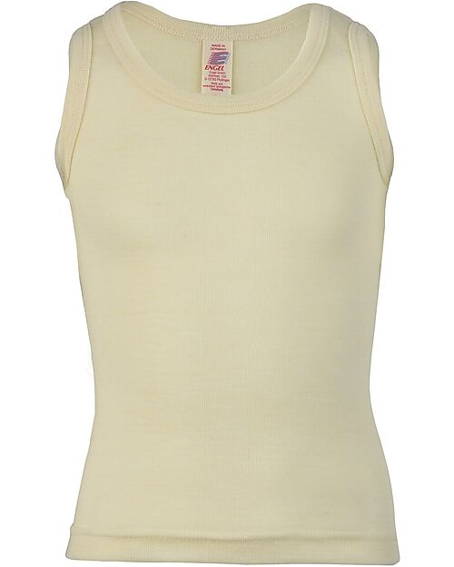 Engel Natur Sleeveless Tank Top - Ecru - 100% Virgin Wool Vests