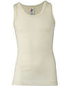 Engel Natur Sleeveless Tank Top - Ecru - Virgin Wool and Silk - GOTS Certified Vests