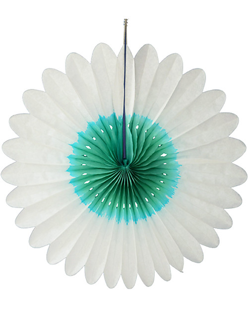 Engel Paper Flower Ocean and White - 45cm - 5 Pieces Set Wall Decorations