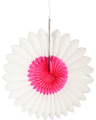 Engel Paper Flower White and Pink - 32cm Bunting