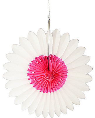Engel Paper Flower White and Pink - 45cm - 5 Pieces Set Bunting