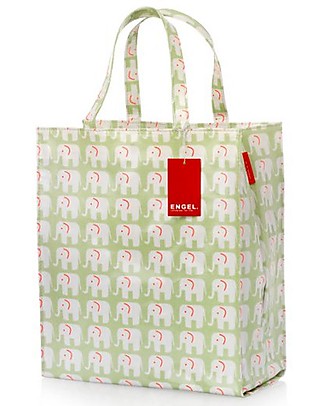 Engel Shopper Bag - Large - Elephant Green Tote Bags