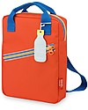 Engel Small Retro-Style BackPack, Zipper Red 22 x 28 x 7 cm - Eco-Friendly! Kindergarten Backpacks