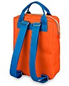 Engel Small Retro-Style BackPack, Zipper Red 22 x 28 x 7 cm - Eco-Friendly! Kindergarten Backpacks