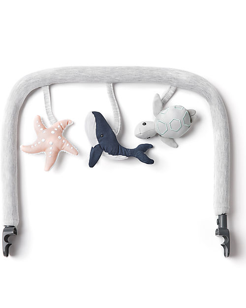 ErgoBaby Evolove Bouncer Toy Bar - Ocean Wonders/Grey - 4-5 months Bouncers