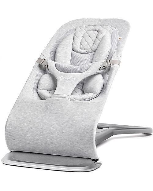 ErgoBaby Evolve 3-in-1 Bouncer - Light Grey - Grows with your Baby! Bouncers