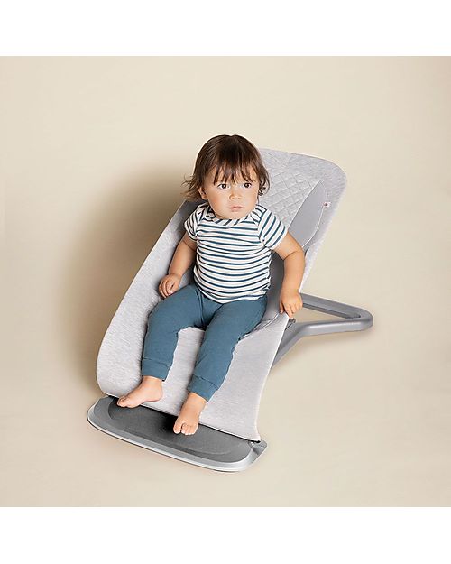 ErgoBaby Evolve 3-in-1 Bouncer - Light Grey - Grows with your Baby! Bouncers