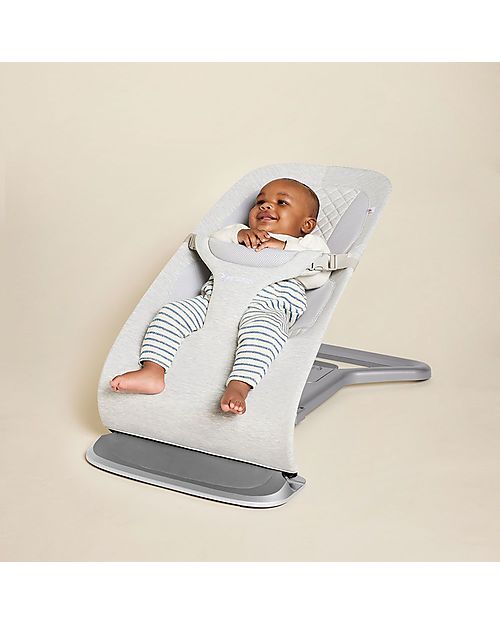 ErgoBaby Evolve 3-in-1 Bouncer - Light Grey - Grows with your Baby! Bouncers