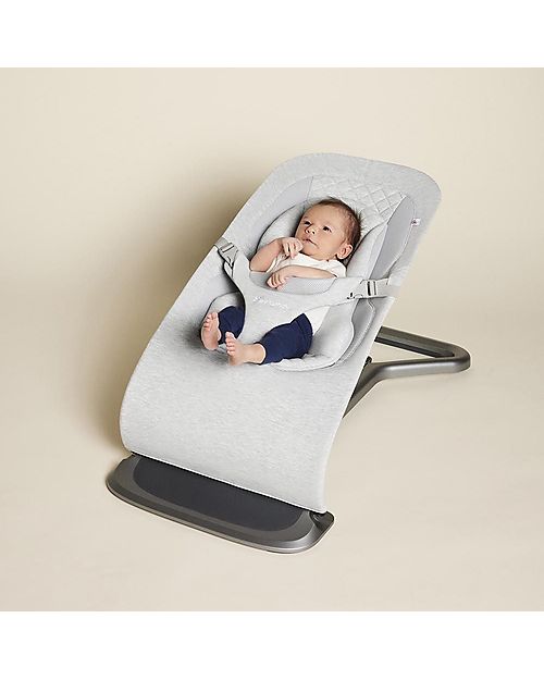 ErgoBaby Evolve 3-in-1 Bouncer - Light Grey - Grows with your Baby! Bouncers