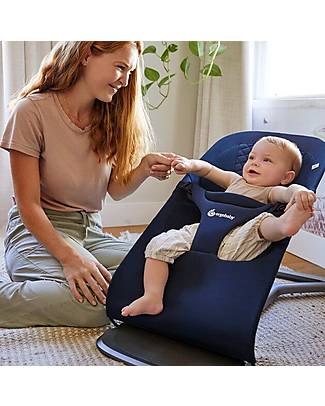 ErgoBaby Evolve 3-in-1 Bouncer - Midnight Blue - Grows with your Baby! Bouncers