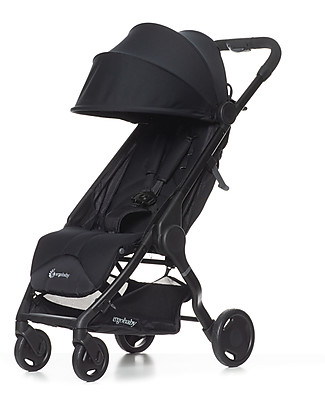 ErgoBaby Metro Stroller Black, Compact and Lightweight - Certified Ergonomic Lights Strollers