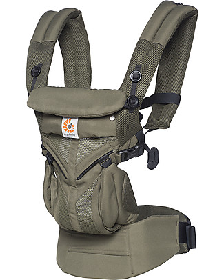ErgoBaby Omni 360 All-you-Need Baby Carrier - Cool Air Mesh Khaki Green Baby Carriers