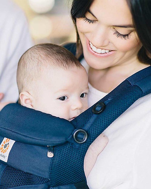 ErgoBaby Omni 360 All you Need Baby Carrier Cool Air Mesh Midnight Blue unisex