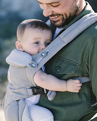 ErgoBaby Omni 360 All-you-Need Baby Carrier - Pearl Grey - Forward Facing Option! Baby Carriers