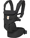 ErgoBaby Omni 360 All-you-Need Baby Carrier - Pure Black - Cotton - Forward Facing Option! Baby Carriers