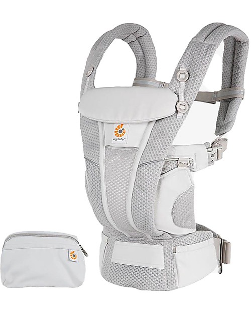 ErgoBaby Omni Breeze Baby Carrier - With SoftFlex ™ Mesh - Pearl Grey Baby Carriers