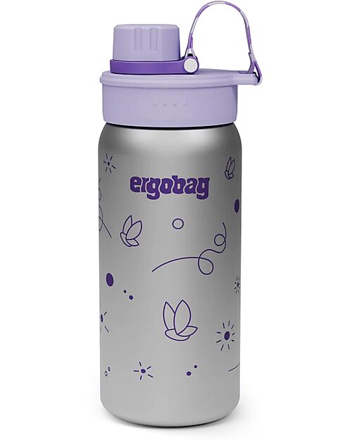 ergobag Bottle with easy-to-drink opening - 500 ml - Butterfly - BPA free Thermos Bottles