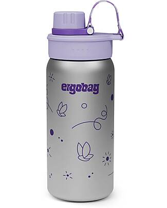 ergobag Bottle with easy-to-drink opening - 500 ml - Butterfly - BPA free Thermos Bottles