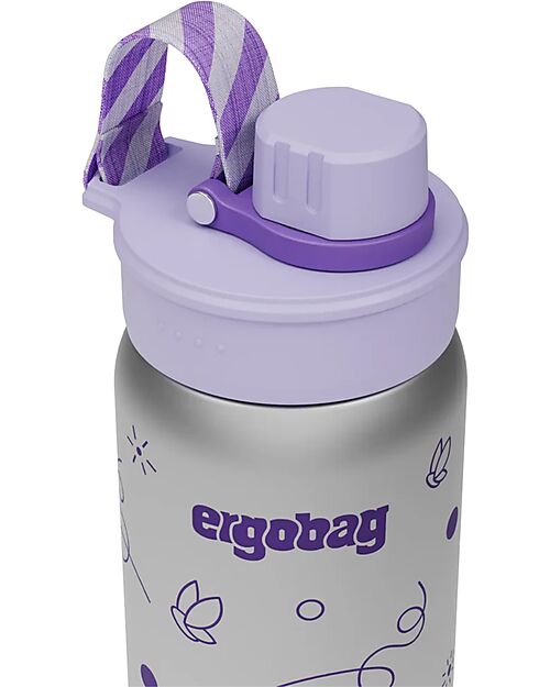ergobag Bottle with easy-to-drink opening - 500 ml - Butterfly - BPA free Thermos Bottles