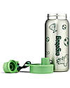 ergobag Bottle with easy-to-drink opening - 500 ml - Football Green - BPA free Non-Thermal Water Bottles
