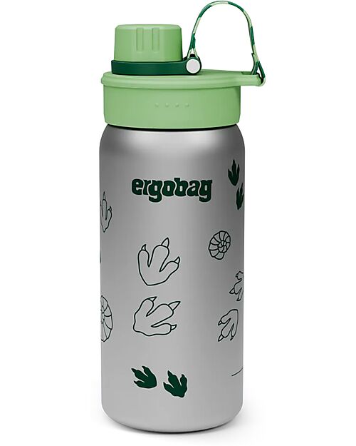 ergobag Bottle with easy-to-drink opening - 500 ml - Jungle - BPA free Thermos Bottles