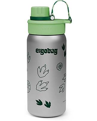 ergobag Bottle with easy-to-drink opening - 500 ml - Jungle - BPA free Thermos Bottles