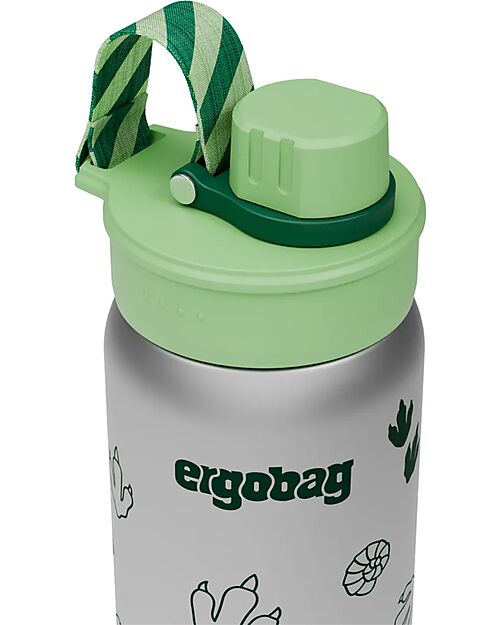 ergobag Bottle with easy-to-drink opening - 500 ml - Jungle - BPA free Thermos Bottles