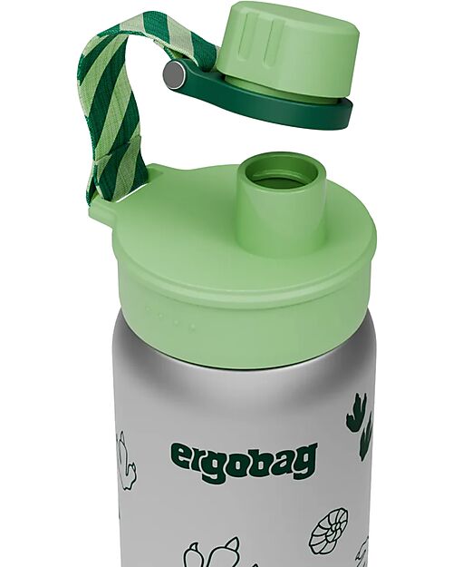 ergobag Bottle with easy-to-drink opening - 500 ml - Jungle - BPA free Thermos Bottles