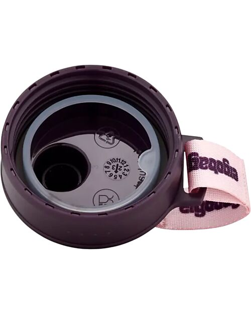 ergobag Bottle with easy-to-drink opening - 500 ml - Lilac - BPA free Non-Thermal Water Bottles