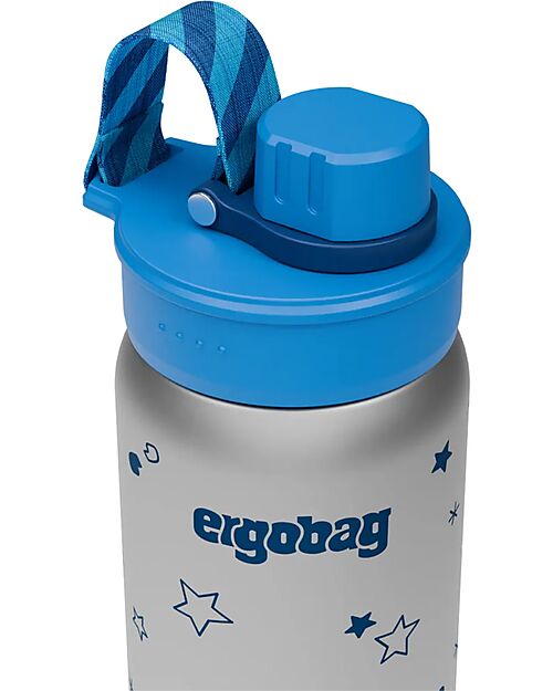 ergobag Bottle with easy-to-drink opening - 500 ml - Stars - BPA free Thermos Bottles