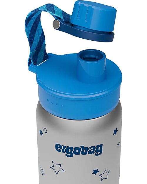 ergobag Bottle with easy-to-drink opening - 500 ml - Stars - BPA free Thermos Bottles