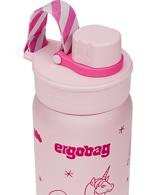ergobag Bottle with easy-to-drink opening - 500 ml - Unicorn - BPA free Thermos Bottles