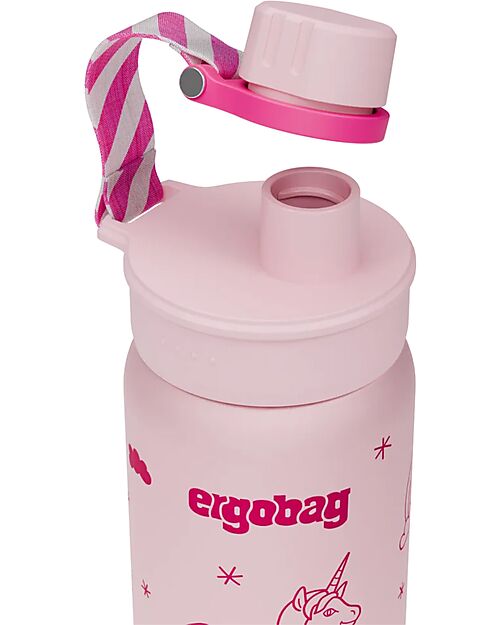 ergobag Bottle with easy-to-drink opening - 500 ml - Unicorn - BPA free Thermos Bottles