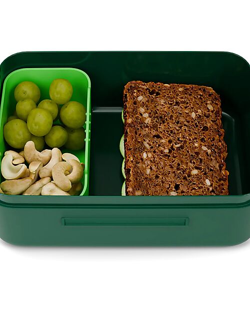 ergobag Dinosaur Snack Box - Green - 17x7x14 cm Snack Boxes