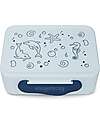 ergobag Dolphin Snack Box - Blue - 17x7x14 cm Snack Boxes