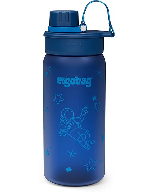 ergobag Drinking Bottle - 500 ml - Astronaut - The Sustainable Accessory to Quench your Thirst! Non-Thermal Water Bottles