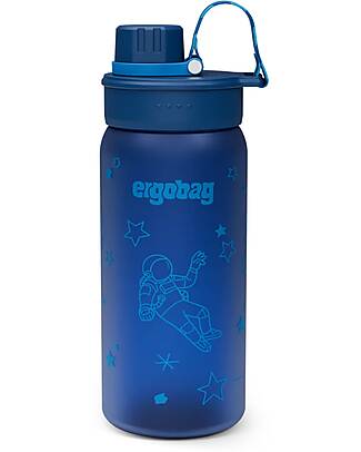 ergobag Drinking Bottle - 500 ml - Astronaut - The Sustainable Accessory to Quench your Thirst! Non-Thermal Water Bottles