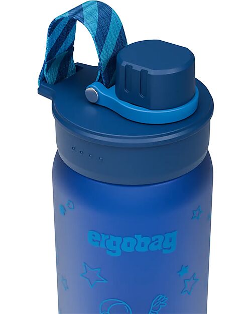 ergobag Drinking Bottle - 500 ml - Astronaut - The Sustainable Accessory to Quench your Thirst! Non-Thermal Water Bottles