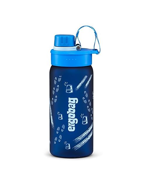 ergobag Drinking Bottle - 500 ml - Bluelight - The Sustainable Accessory to Quench your Thirst! Non-Thermal Water Bottles
